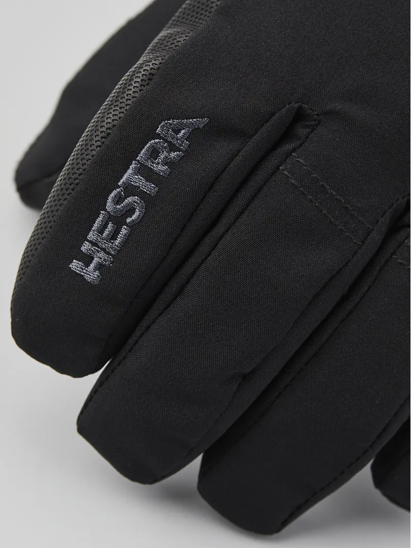 Hestra Ferox Primaloft Junior Ski Gloves - Black-4